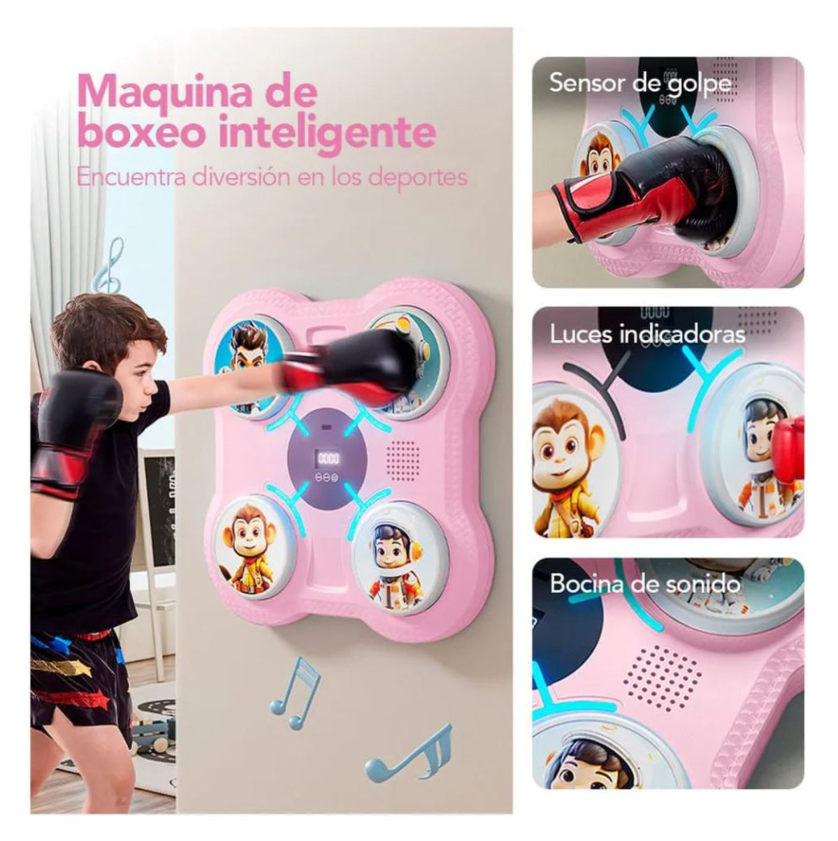 Máquina de Boxeo Inteligente para niños