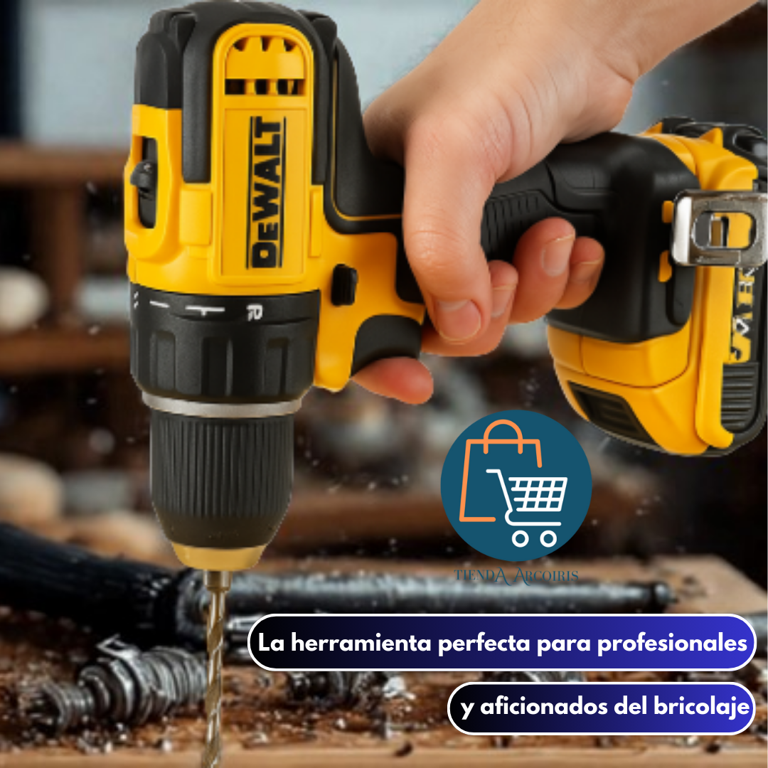 Taladro Percutor Inalámbrico DeWalt 24V