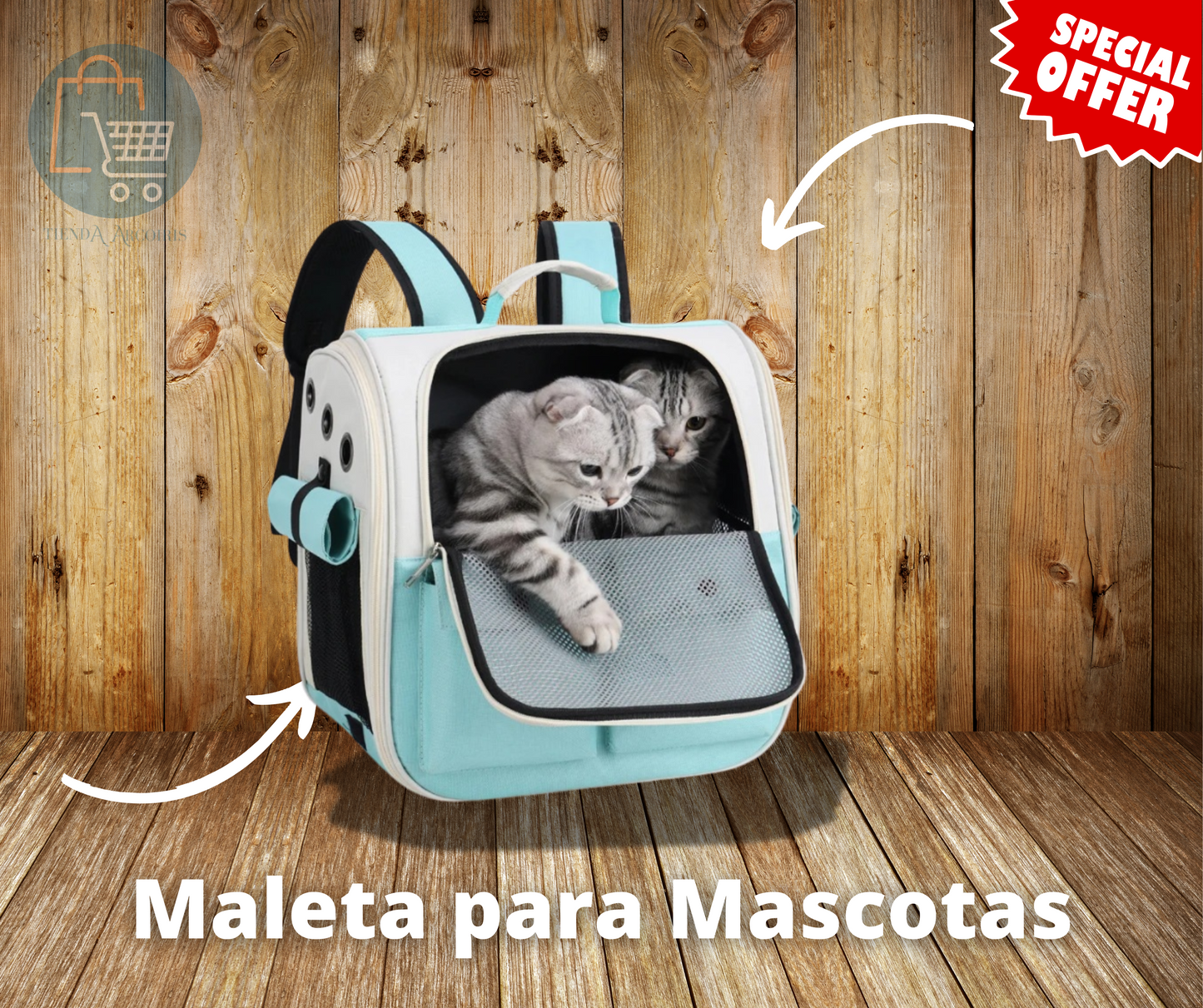 Maleta para cargar Mascotas